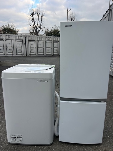 福岡市配送設置無料　大きめ153L冷蔵庫、洗濯機セット 福岡市配送設置無料 大きめ153L冷蔵庫、洗濯機セット 【公式通販】
