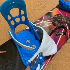 キッズ用スノーボード　108㎝　バインディング付きの画像