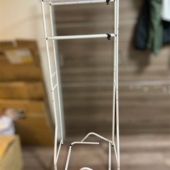 美品⭐︎山善ランドリーラック(ホワイト)の画像