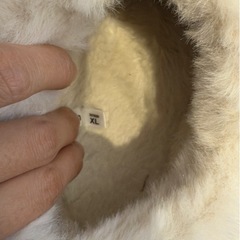 【美品】GU　フェイクムートンスリッパの画像