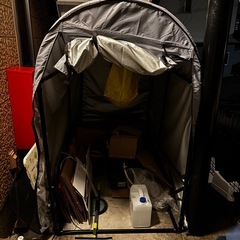 自転車　サイクルハウス　屋根　の画像