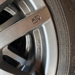 フィアット500のスタッドレスタイヤ🛞アルミの画像