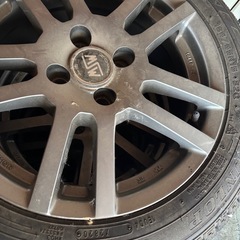 フィアット500のスタッドレスタイヤ🛞アルミの画像