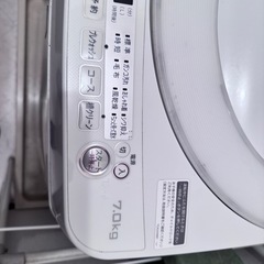 シャープ洗濯機７kg_2017年製 (可能日:12/28,29)の画像