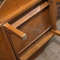 座卓 丸型 木製 ローテーブル 円卓 和家具 Round Low Table Wooden Japanese Zataku Coffee Tableの画像