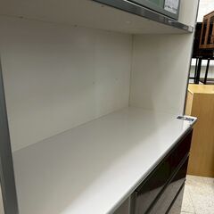 ★リユースのサカイ高崎店★TJ13814 松田家具 レンジボード 白 H204×D48.5×W117.5 クリーニング済みの画像