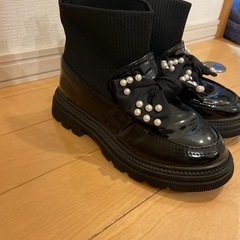 ブーツ　リボン　20cmの画像