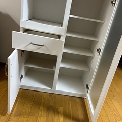 ニトリ レンジボード ホワイト の画像