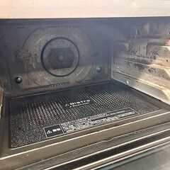 【自社配送は札幌市内限定】動作確認品◆Panasonic/パナソニック スチームオーブンレンジ NE-BS1600-K ブラック系 2019年製◆庫内焦げ付きアリの画像