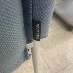 【ジモティー割引で最大15％OFF⭐️】LINEA JAPAN　パーソナルチェア　1人掛けチェア　ブルーの画像