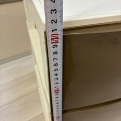 衣装ケース3段 汚れありの画像