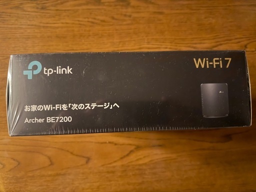 未開封 TP-Link Archer BE7200 Wi-Fi 7 ルーター