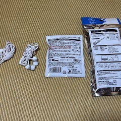 LANケーブル　DOCKコネクターケーブル　イヤホン2つの画像