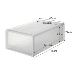 無印良品　ポリプロピレン　衣装ケース　中　1個の画像