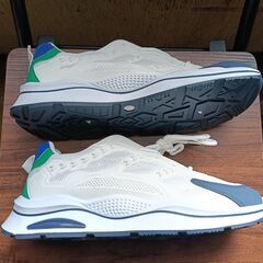 新品 26cm メンズ スニーカー ホワイト 厚底 シューズ 普段着 識別番号:【N614-S】の画像