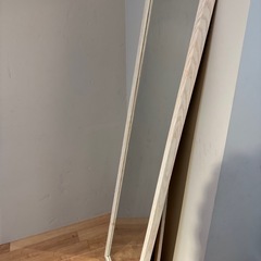 全身鏡　白の画像