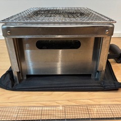 ロゴス クイックステン 卓上グリル 81
063210 グリル ステンレス 簡単組立ての画像