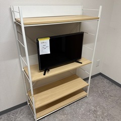 【幅80奥行き30高さ122】テレビ台　テレビ収納　ラック　4段ラックの画像