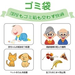 防臭袋 300枚 消臭袋 臭わない袋 SS おむつ ペット 生ゴミ 防災グッズの画像