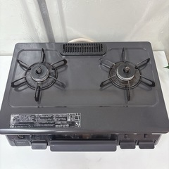 I676 🌈 2022年製の高年式♪ Paloma 都市ガステーブル 片面焼き水なしグリル ⭐ クリーニング済の画像