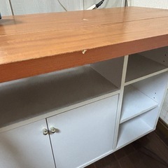 キッチンカウンター バタフライカウンターテーブルの画像