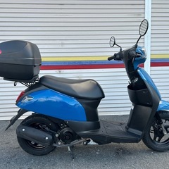 レッツ CA4AA SUZUKI 実働 書類有 動画有 ブルー 4サイクル スズキ Let,s 38518km 原付 BOX付 バイク 4スト 奈良発 中古車 現状販売の画像