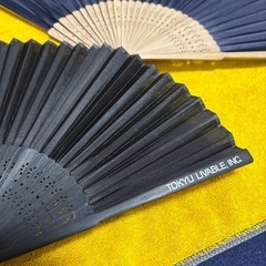 【新品】東急リバブル 扇子セット（ブラック）の画像