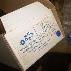 JPS製　1/43　SPIDER　LEGEAY　SPORT　ミニカー　作りかけ？の画像