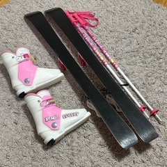 ジュニアスキー4点セット 女の子 ピュアコンシャス 100cmの画像