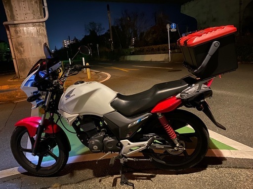 ホンダ CBF125.ビキニカウル.大型リアBOX.極上品