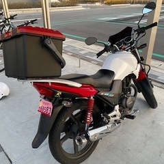 ホンダ CBF125.ビキニカウル.大型リアBOX.極上品の画像
