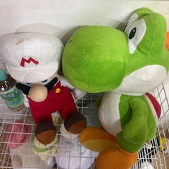 マリオ　ヨッシーぬいぐるみの画像