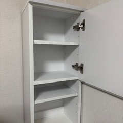 美品　　ランドリー収納棚　大川家具の画像