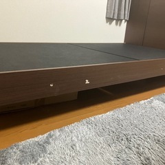 引取限定 シングルベッドフレームのみ 木製 ASLEEPの画像