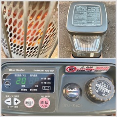 ■ダイニチ 業務用石油ストーブ② 26～35畳 大火力■ブルーヒーター KDM-105F 2013年製■業務用ストーブ プラチナグレーの画像