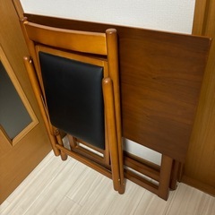 【美品】折り畳みデスクチェアの画像