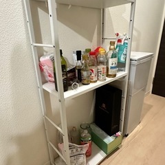 収納ラック（白）の画像