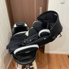 ISOFIX　アップリカ フラディア プラス シルバーブラック (SV) 新安全規則R129適合 回転式 チャイルドシート カーシート の画像