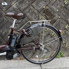 ヤマハ26インチ ブラウン バッテリー  12.3Ah 電動自転車【中古】の画像