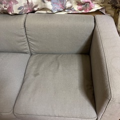 無印　ソファ　グレーの画像