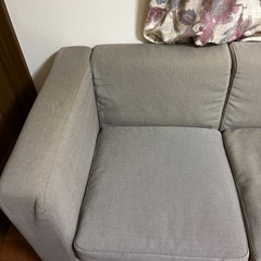 無印　ソファ　グレーの画像