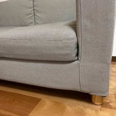 無印　ソファ　グレーの画像