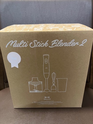 （新品未開封） BRUNO（ブルーノ） マルチスティックブレンダー（ピンク）