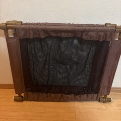 ベビーゲート　2個セット　ブラウンの画像
