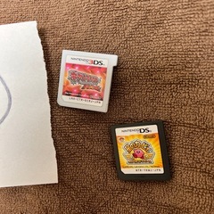 ①任天堂　ポケモン３ＤＳ&星のカービィＤＳ　ゲームソフトの画像