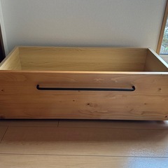 【4個セット】ベッド下収納ボックス　キャスター付き　の画像