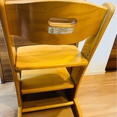 中古　大和屋　子供用ハイチェア　の画像