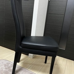 お譲り先決まりました　1人用チェア　ブラックの画像