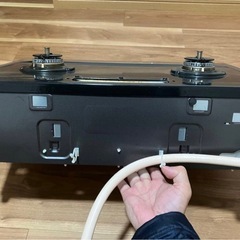 Paloma 2バーナーガスコンロ 黒　PA-S46B-Rの画像