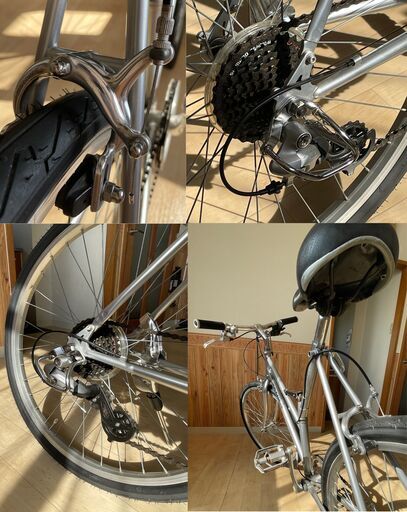 BRIDGESTONE　TRANSIT SPORTS ブリヂストントランジットスポーツG26　ス−パ−シルバ−　タイヤ＆チューブ新品（英式バルブ）